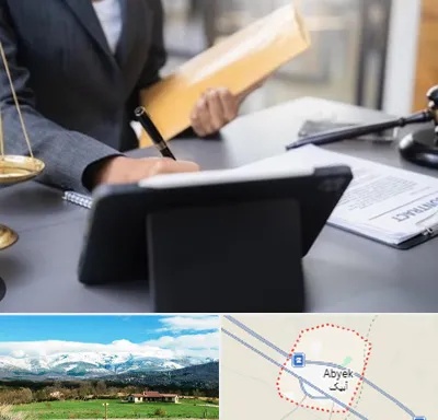وکیل خانم در آبیک