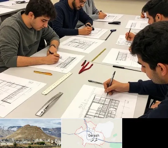 کلاس آمادگی آزمون طراحی معماری در گراش