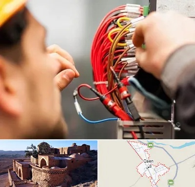 سیم کشی تلفن در قائن