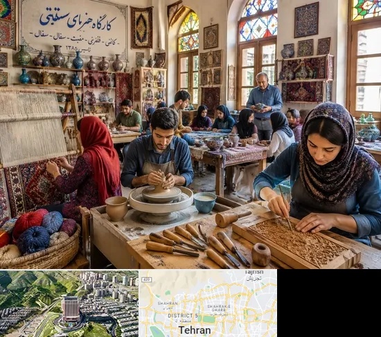 آموزشگاه صنایع دستی در شمال تهران