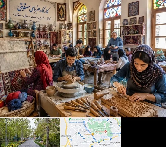 آموزشگاه صنایع دستی در قدوسی غربی شیراز