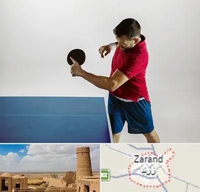 سالن تنیس روی میز در زرند