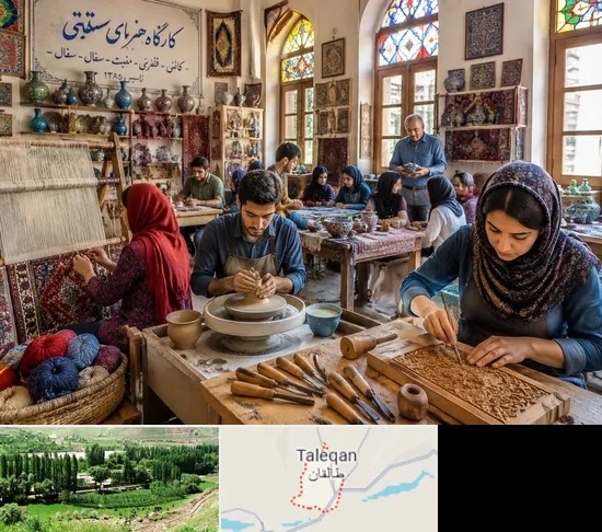 آموزشگاه صنایع دستی در طالقان