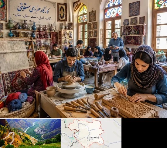 آموزشگاه صنایع دستی در کردستان
