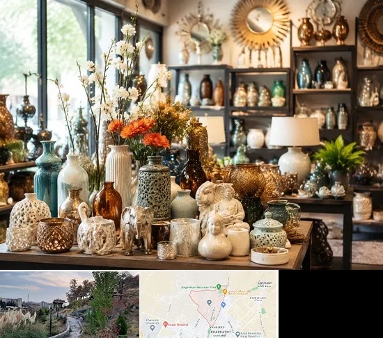 عمده فروشی وسایل دکوری و تزیینی در باغستان کرج