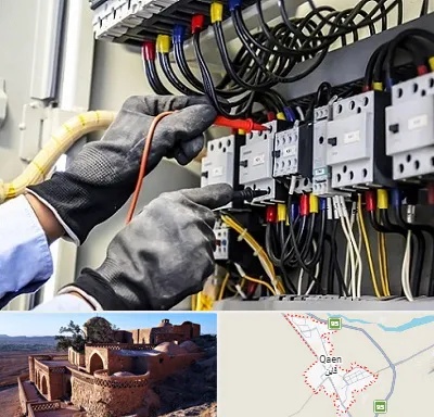 برقکار ساختمان در قائن