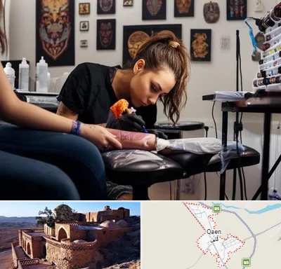 تاتو کار خانم در قائن