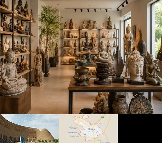 مجسمه فروشی در سیرجان