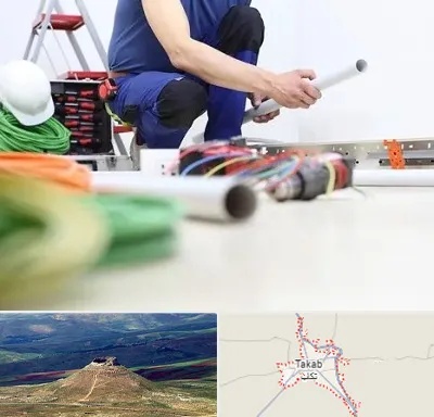 سیم کشی ساختمان در تکاب