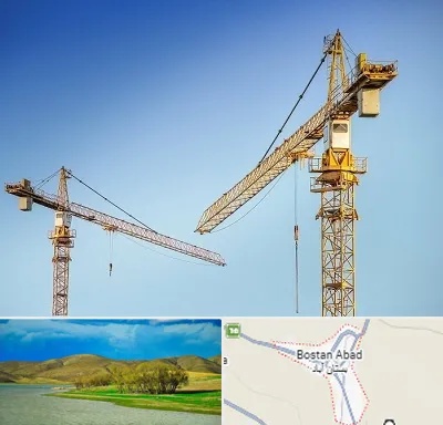 تاور کرین در بستان آباد