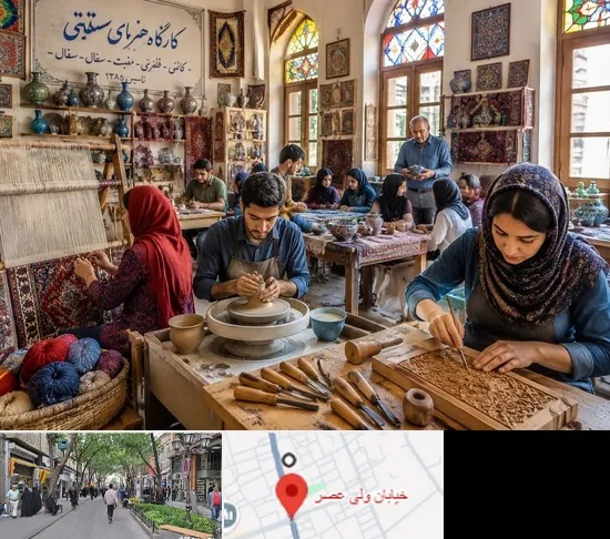 آموزشگاه صنایع دستی در ولیعصر شهریار