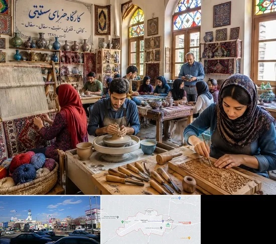 آموزشگاه صنایع دستی در ماهدشت کرج