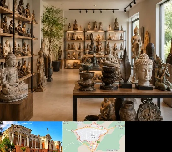 مجسمه فروشی در خوی