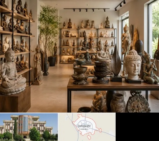مجسمه فروشی در دهدشت