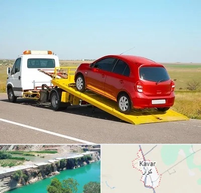 یدک کش خودرو در کوار
