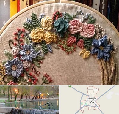 کلاس گلدوزی برزیلی در بروجن