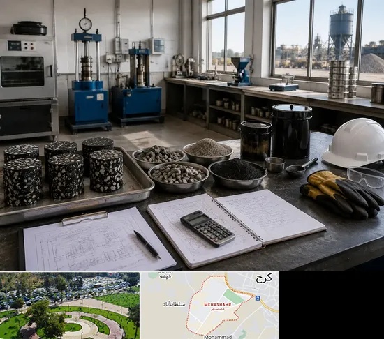 آموزش کارشناس فنی، تولید و اجرای آسفالت در مهرشهر کرج