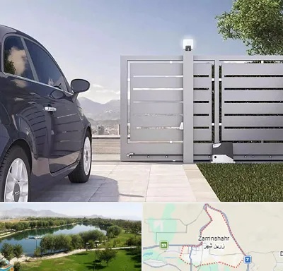 درب ریلی پارکینگ در زرین شهر