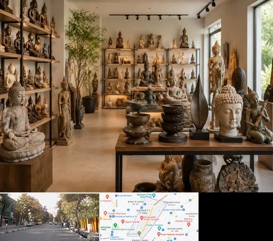 مجسمه فروشی در شریعتی