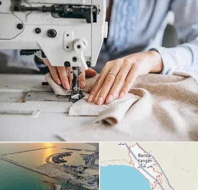 کلاس خیاطی در بندر کنگان