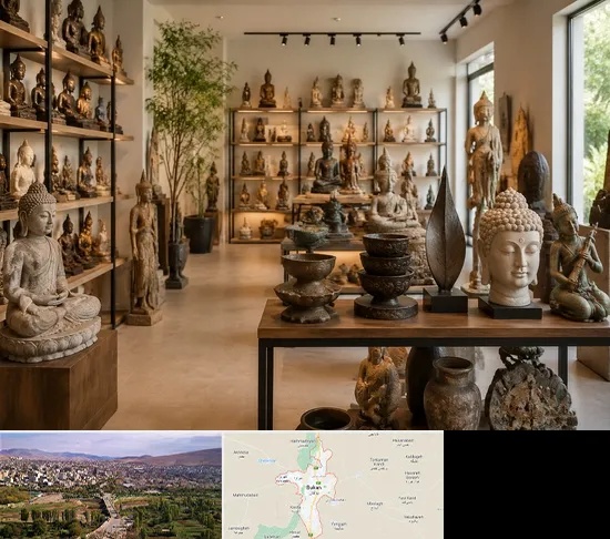 مجسمه فروشی در بوکان