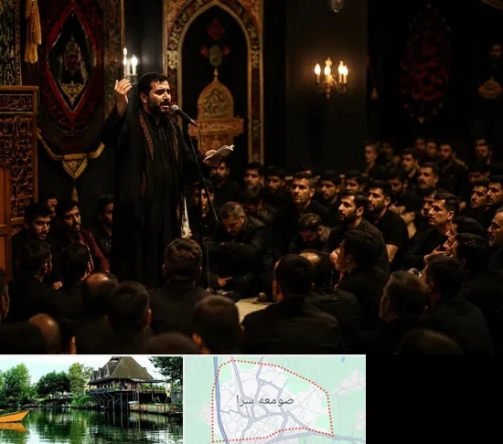 مداح در صومعه سرا