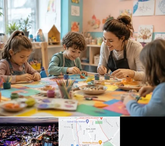 کارگاه خلاقیت در گلسار رشت
