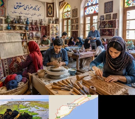 آموزشگاه صنایع دستی در بندرلنگه