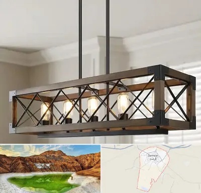لوستر چوبی در گرمسار