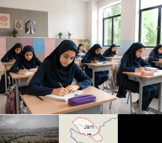 مدرسه غیرانتفاعی دخترانه در جم