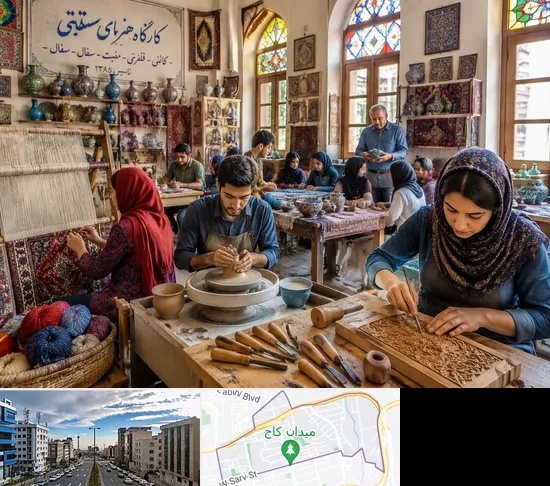 آموزشگاه صنایع دستی در سعادت آباد