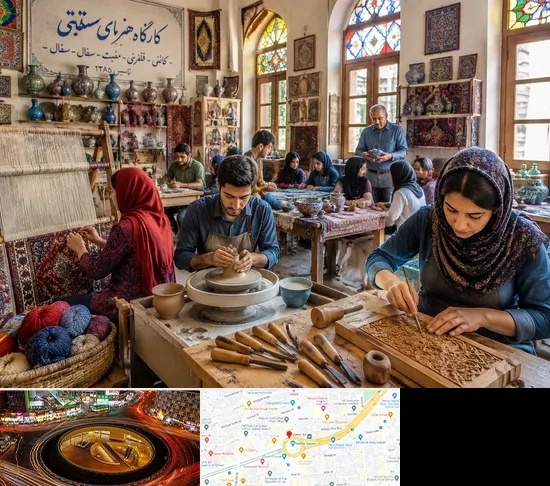 آموزشگاه صنایع دستی در میدان ولیعصر