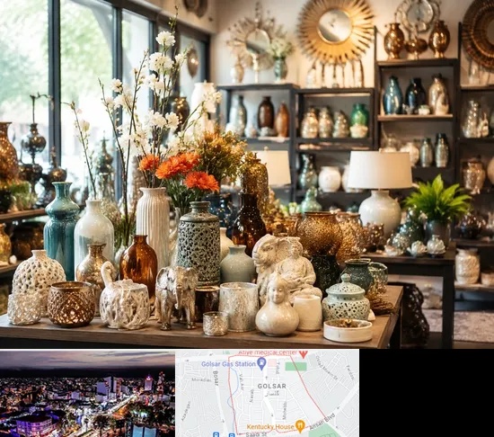 عمده فروشی وسایل دکوری و تزیینی در گلسار رشت