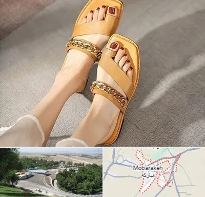 کفش صندل زنانه در مبارکه