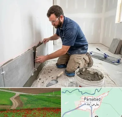نصب کاشی و سرامیک در پارس آباد