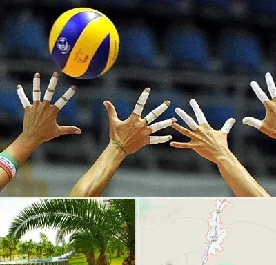 کلاس والیبال در کهنوج