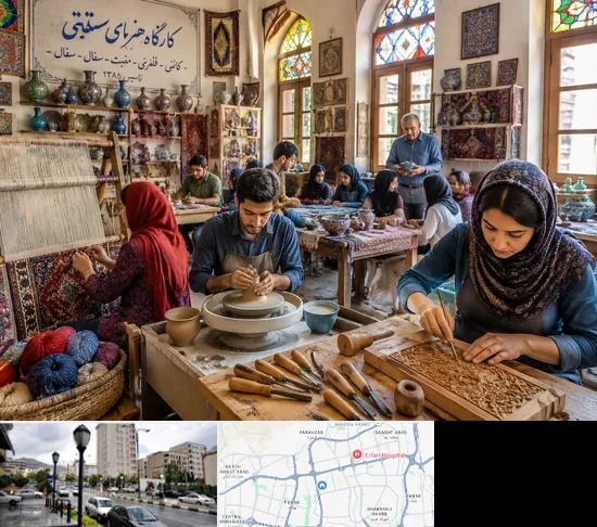 آموزشگاه صنایع دستی در شمال غرب تهران