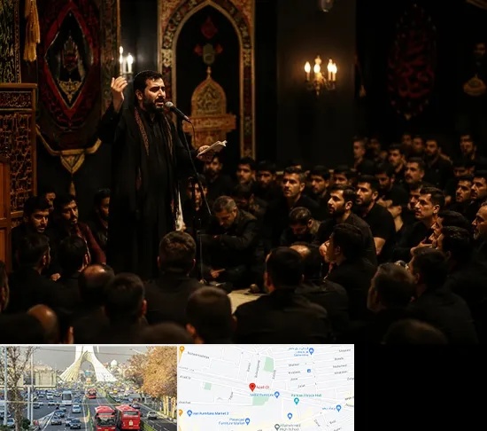 مداح در خیابان آزادی