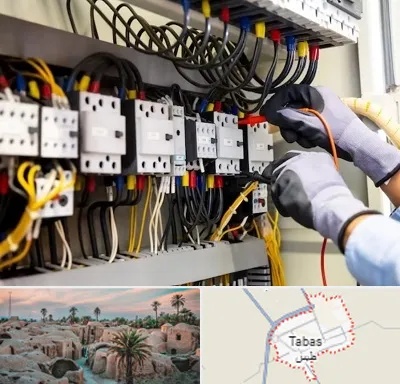 رفع اتصالی برق در طبس
