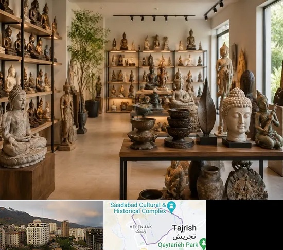 مجسمه فروشی در زعفرانیه