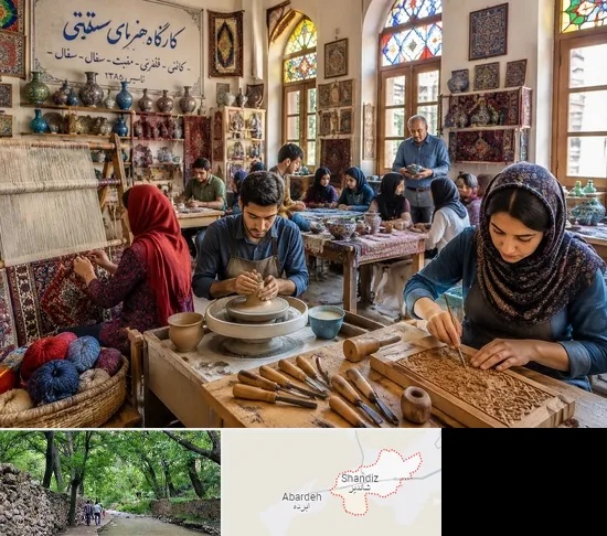 آموزشگاه صنایع دستی در شاندیز مشهد