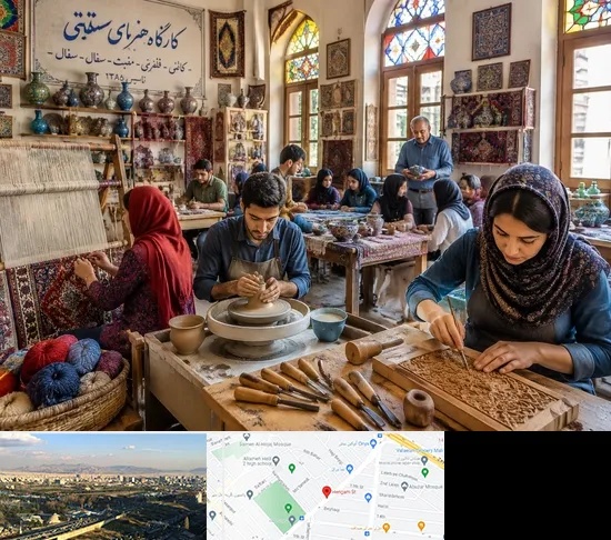 آموزشگاه صنایع دستی در هنگام