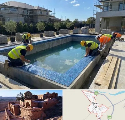 ساخت استخر در قائن