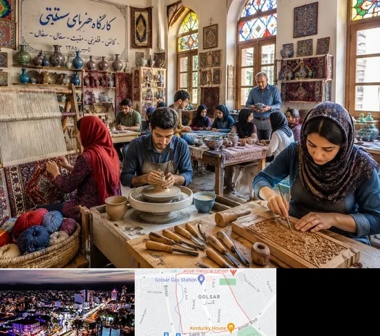 آموزشگاه صنایع دستی در گلسار رشت