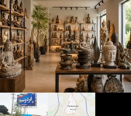 مجسمه فروشی در فردوسیه شهریار