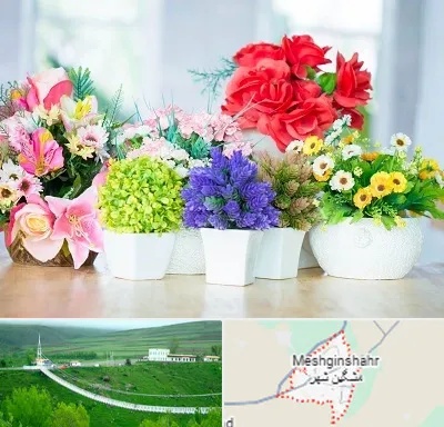 گل مصنوعی در مشگین شهر