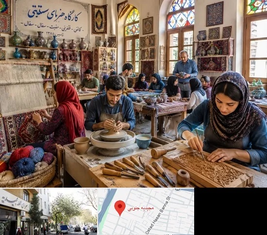 آموزشگاه صنایع دستی در مجیدیه جنوبی