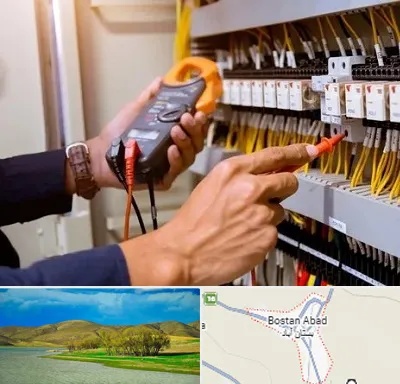 برق کشی ساختمان در بستان آباد