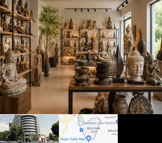 مجسمه فروشی در قلهک