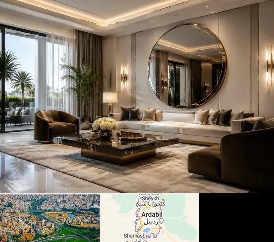 فروشگاه آینه دکوراتیو در اردبیل